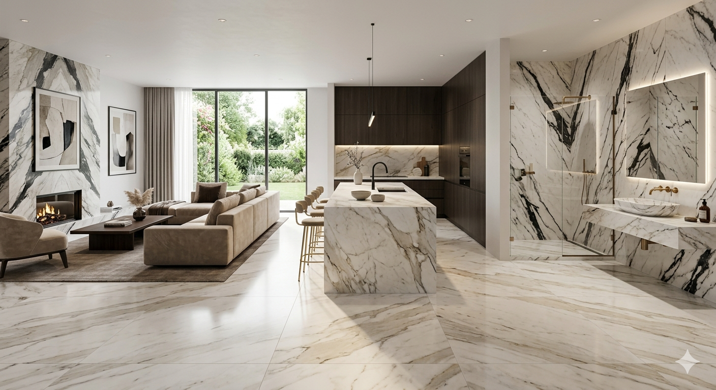 Marble floor